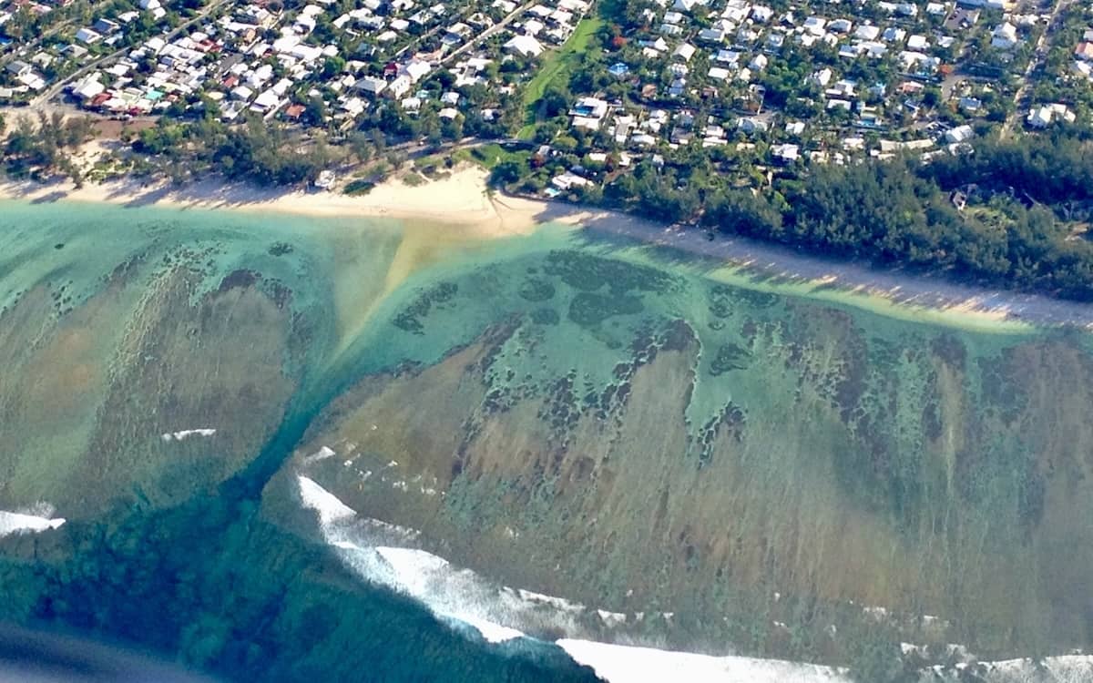 Lagon et récif de la Réserve naturelle marine de La Réunion