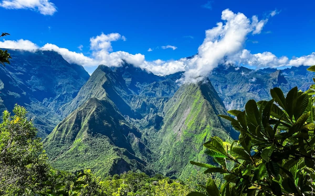 Relief montagneux de La Réunion